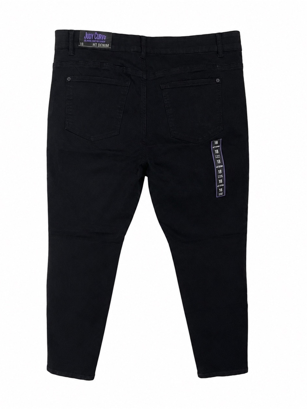 Hot Topic Plus-Size Black High-Rise Punk Grunge Skinny Jeans - Picture 3 of 9
